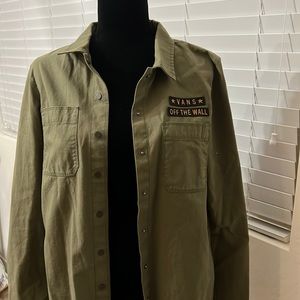 Love this military style vans jacket! Great for winter and spring!